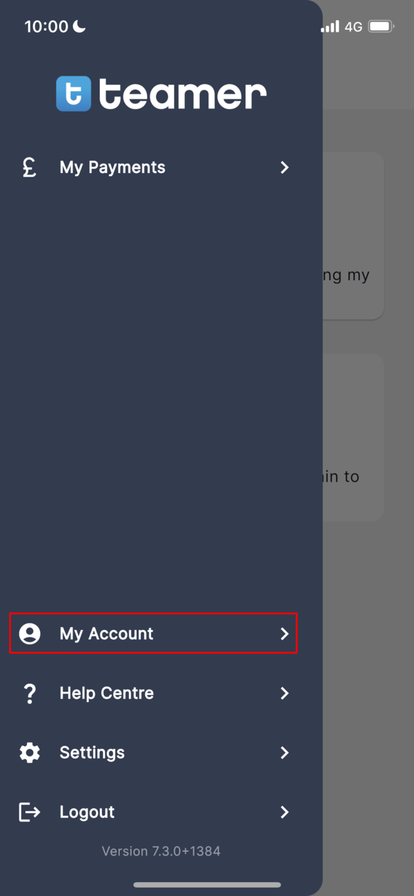 Manage account information